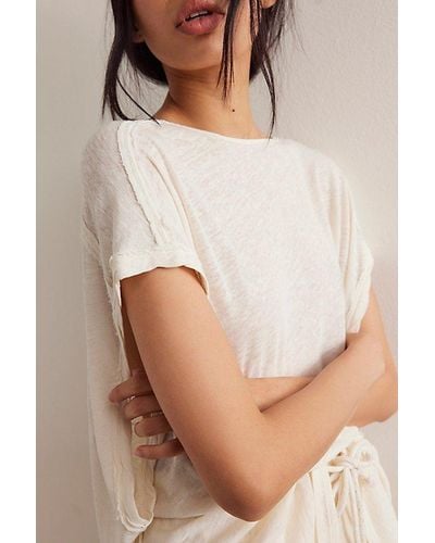 Free People You Do Muscle Tee - Natural