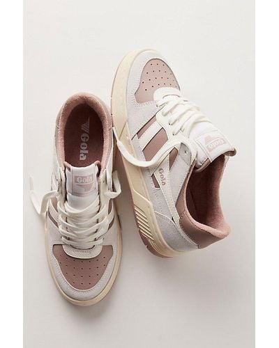 Gola Allcourt '86 Trainers Shoe - Natural