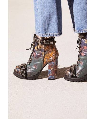 Free People Lilith Platform Boot By Jeffrey Campbell - Yellow