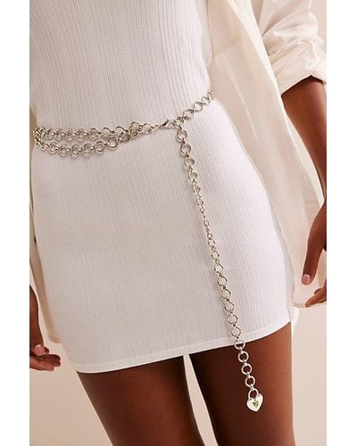 Free People Timeless Chain Belt - Natural