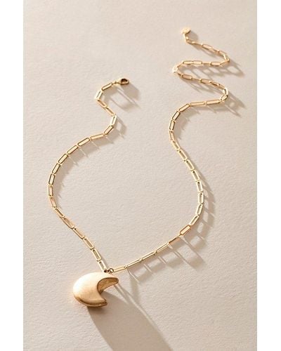 Free People Spektor Heart Pendant Necklace - Natural