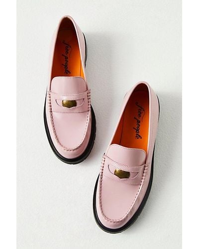 Free People Liv Loafers - Pink