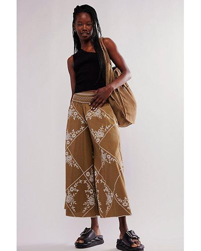 Free People Waverly Trousers - Brown