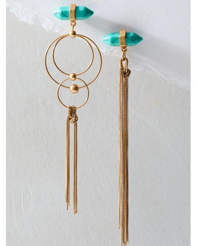 Blue Free People Earrings and ear cuffs for Women Lyst Blue Free People Earrings and ear cuffs for Women Lyst