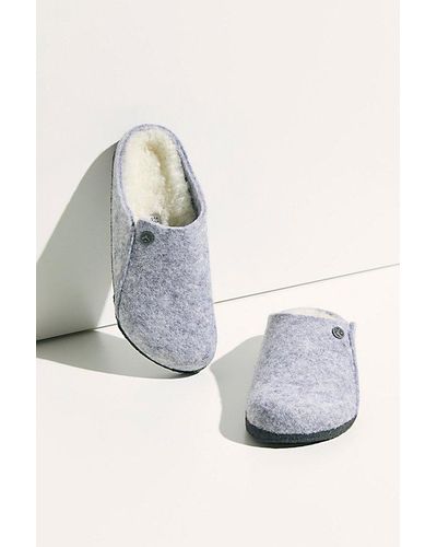 Birkenstock Zermatt Shearling Lined Slipper - Metallic