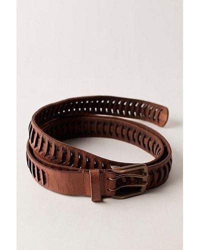 Free People Encore Leather Belt - Brown