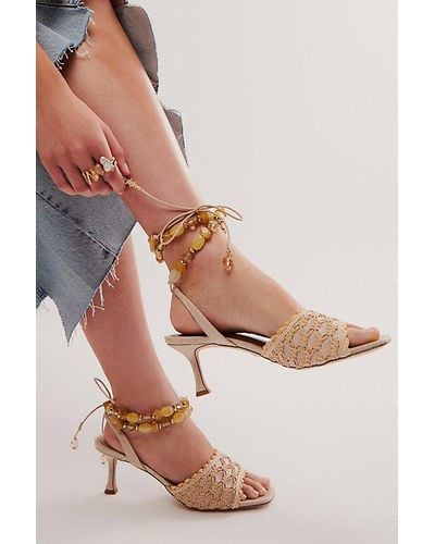 Sam Edelman Sherri Wrap Heels - Pink