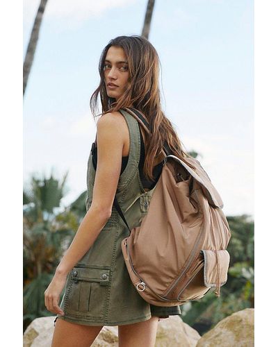 Free People Hitchhiker Reflective Backpack - Natural