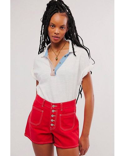 Levi's 80'S Mom Shorts - Red