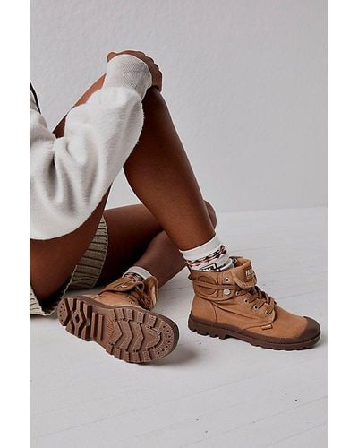 Palladium Baggy Boots At Free People In Woodlin, Size: Us 7 - Brown