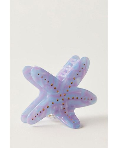 Free People Wishing On A Starfish Claw Clip - Purple