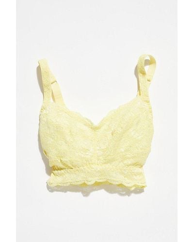 Free People Curvy Never Say Never Bra - Yellow