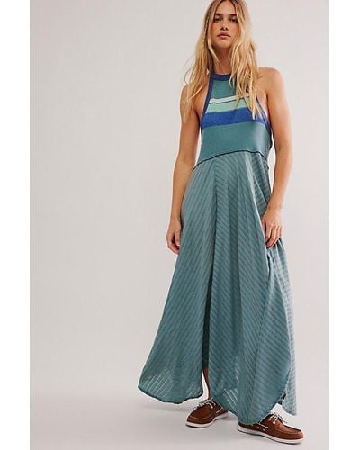 Free People Surf's Up Maxi Dress - Blue