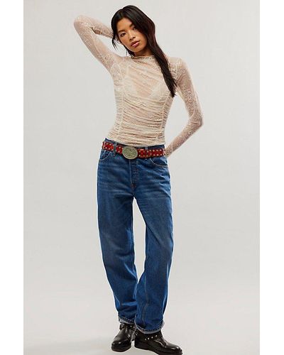 RE/DONE Loose Long Jeans - Blue