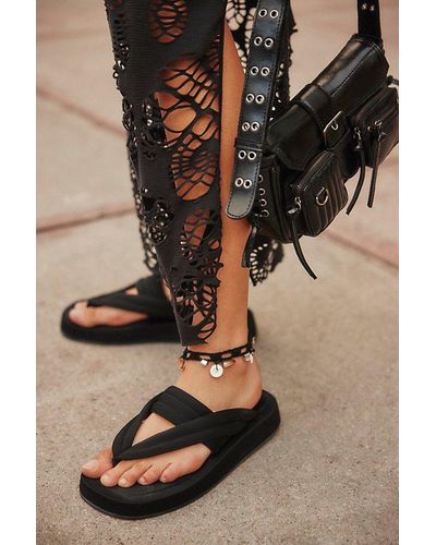 Free People Ariana Ost Summer Games Anklet - Black