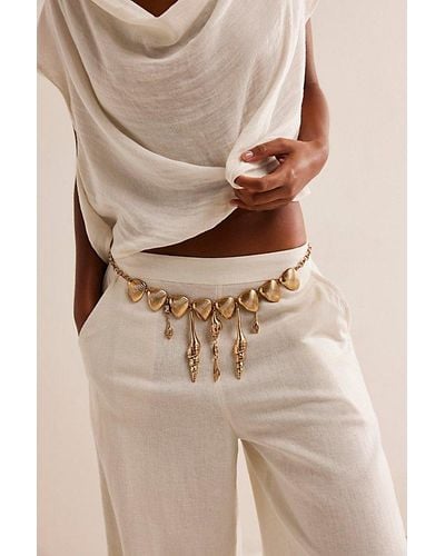 Free People Under The Sea Chain Belt - Natural