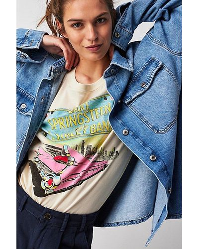 Daydreamer Bruce Springsteen Born In The Usa Tee - Multicolor