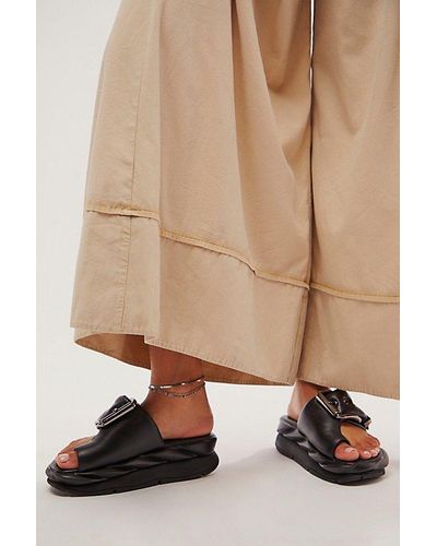 4Ccccees Add To Cart Buckle Sandals - Natural