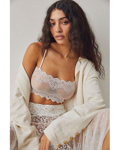 Only Hearts So Fine Lace Crop - White