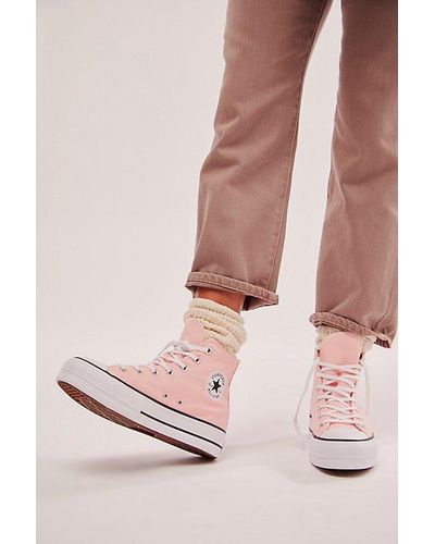 Converse Chuck Taylor All Star Lift Hi-Top Sneaker - Pink
