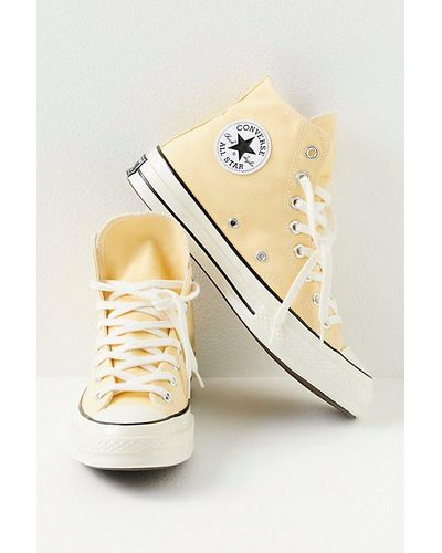 Converse Chuck 70 Recycled Canvas Hi-Top Sneakers - Natural