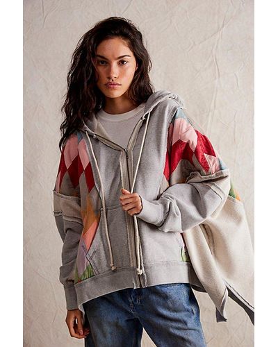 Free People Sha Sha Hoodie - Red