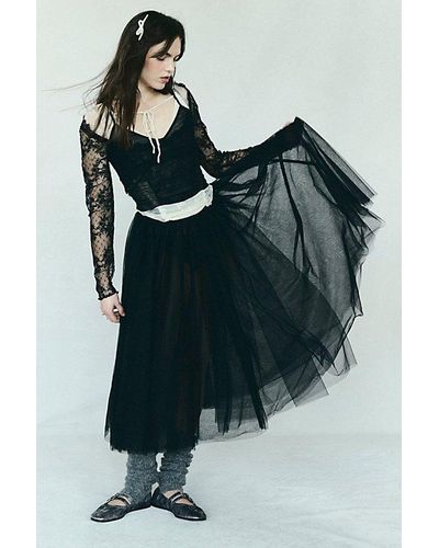 Intimately By Free People Let's Talk Tutu Slip - Green