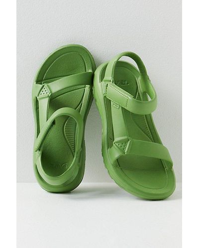 Teva Hurricane Drift Sandals At Free People In Meadow Green, Size: Us 6