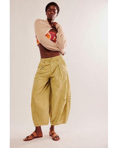 Free People Sophie Chino Trousers - Natural