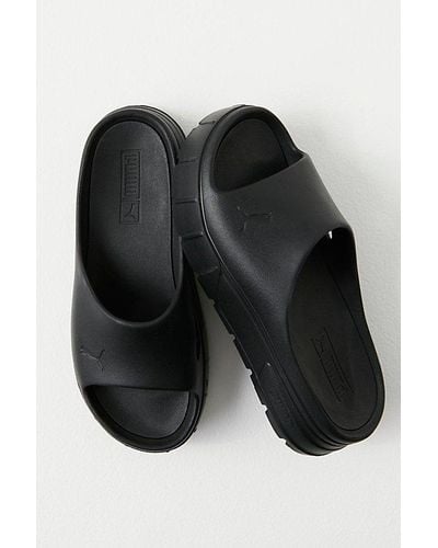 PUMA Mayze Stack Injex Sandals - Black