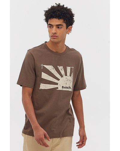 Bench Bolton Heritage Tee - Brown