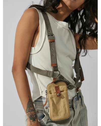 Free People Jet Pack Blues Harness - Green