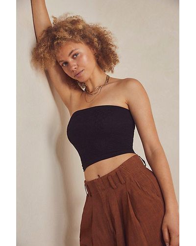 Intimately By Free People Meet In The Middle Tube Top - Blue