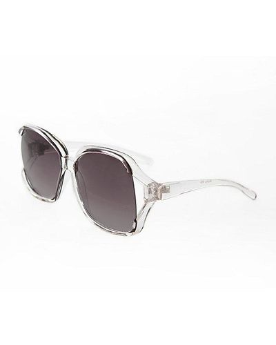 Free People Vintage Ibiza Square Boho Sunglasses - Gray