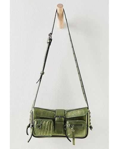 Free People High Speed Crossbody At In Enchanted Forest - Green