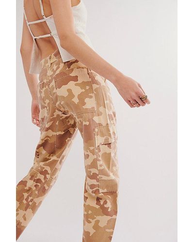 Citizens of Humanity Marcelle Low-Slung Cargo Pants - Natural