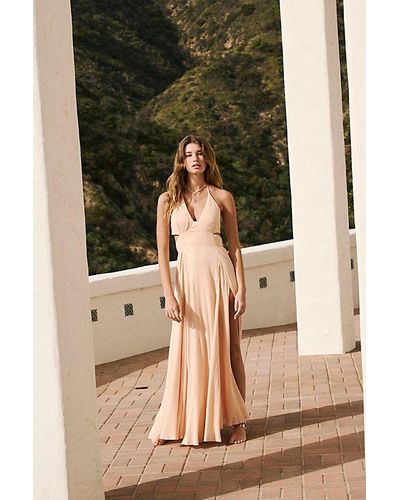 Free People Lille Maxi Dress - Brown