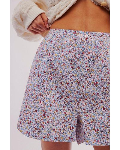 Intimately By Free People Cloud Nine Boxers - Multicolour