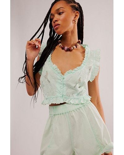 Free People All The Ways Top - Green