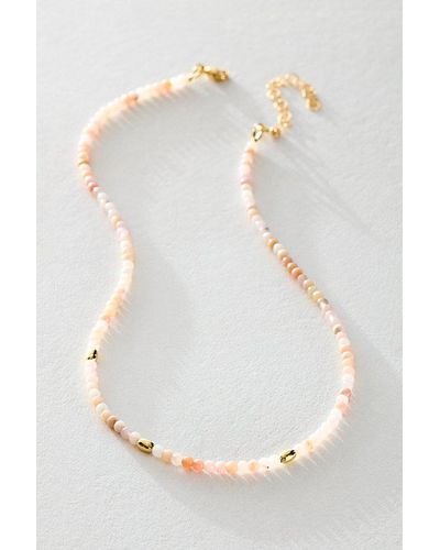 Joy Dravecky Jewelry Bali Beaded Bracelet - White