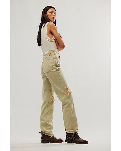 RE/DONE 90'S High-Rise Loose Jeans - Natural