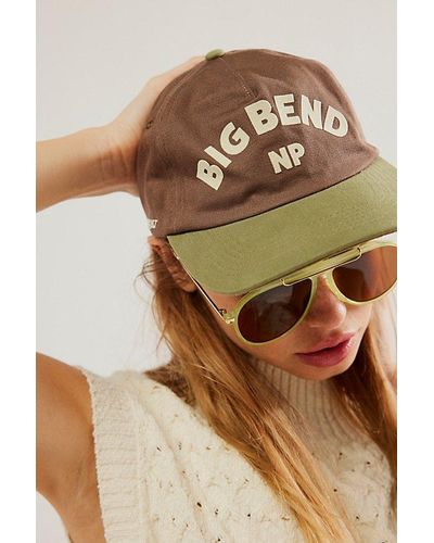 Parks Project Spell Out Baseball Hat At Free People In Big Bend - Brown