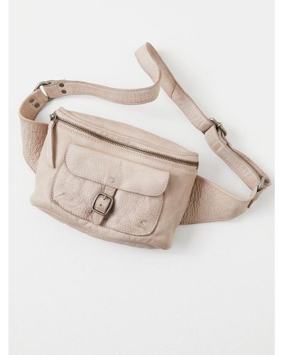 Free People Hex Leather Sling - Natural
