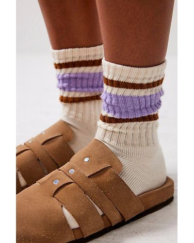 Free People Retro Stripe Tube Socks - Multicolor