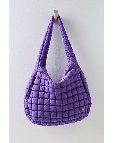 Free People Fp Movement Quilted Carryall - Purple