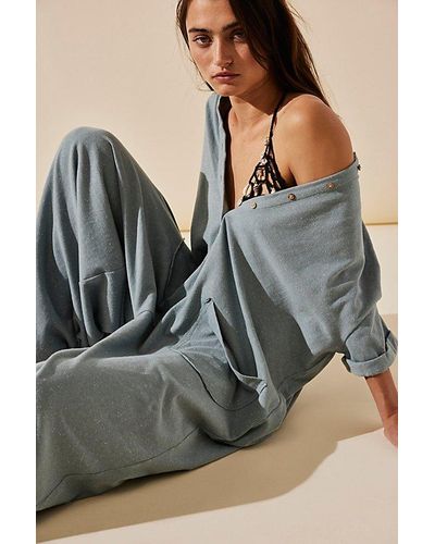 Free People My Go-to Jumpsuit - Gray