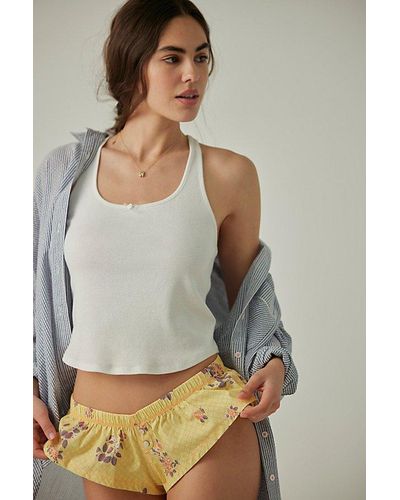 Intimately By Free People Sweet & Sour Shorties - Gray