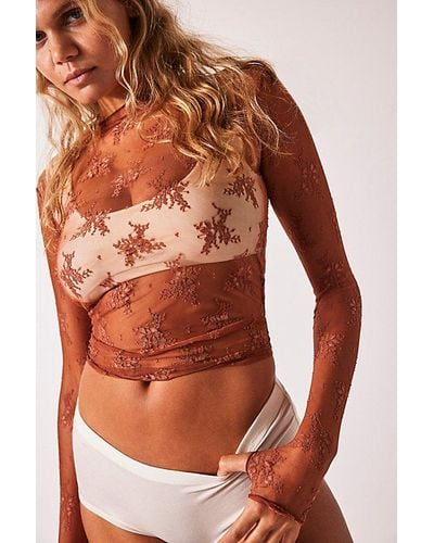 Intimately By Free People Lady Lux Layering Top - Orange
