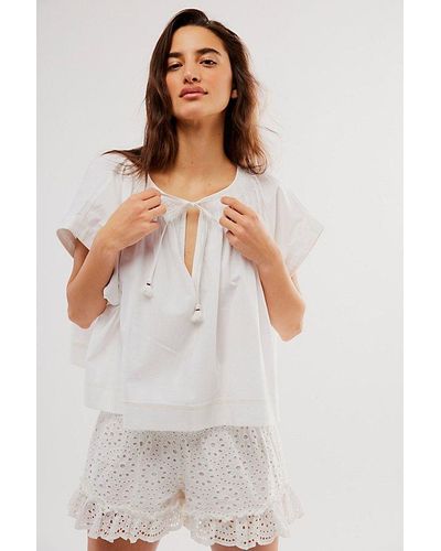 Free People Bridgette Shorts - White