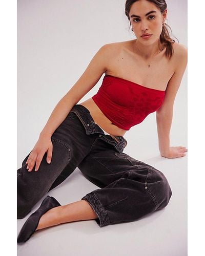 Intimately By Free People Meet In The Middle Tube Top - Red